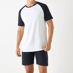 Conjunto de Camiseta y Pantalones Cortos de Verano para Hombre, Estilo Urbano, Personalizado, de Secado Rápido, 100% Algodón Tejido, Talla Grande - Product Image 4