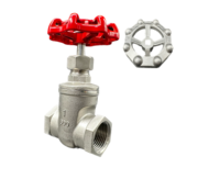 Válvulas de Compuerta con Brida de Manivela Manual BOWLING GA SS304 SS316, Fundición de Precisión para Agua y Aceite, ANSI B16.10/JIS B2002 ANSI150 LB/JIS10K