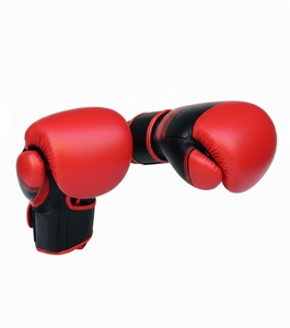 Custom Logo Custom Brand Professional MMA Training <b>Gloves</b> Full Finger Laced PU Leather High Quality <b>Moisture</b> Wicking Fighting - Product Image 5