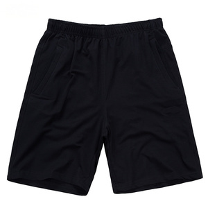 Shorts de sport pour hommes à taille élastique, mi-haute, légers, décontractés, respirants, en coton, pour la détente, le fitness, l'été, avec poches - Product Image 2