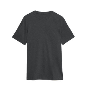 Été/Printemps Coton Polyester Solide Vente en Gros T-shirts Pas Cher Poids Lourd Hommes Casual Col Ras Du Cou Interlock T-shirts Fabriqué au Bangladesh - Product Image 3