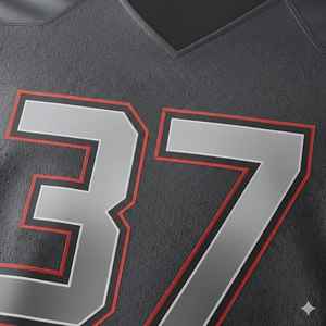 Maillots de football pour hommes adultes 100% polyester respirant à manches courtes - Product Image 3