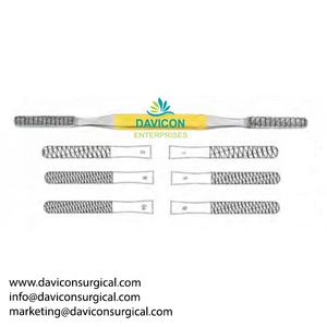 Escofinas nasales GALLAHER de alta calidad de 17 cm, 45x6mm, fuente de alimentación Manual de acero inoxidable quirúrgico ENT - Product Image 6