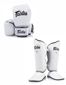 ชุดฝึกซ้อม Fairtex Sparring Bundle – ถุงมือ BGV1C-PLUS และสนับแข้ง SP9 หนังวัวแท้สำหรับมืออาชีพ ชุดฝึกซ้อม MMA คิกบ็อกซิ่ง - Product Image 2