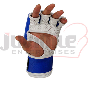 Professional Cowhide Leather Open Palm Cut Finger MMA Gloves for Boxing and Outdoor Training Breathable Lightweight OEM Gloves - Product Image 6