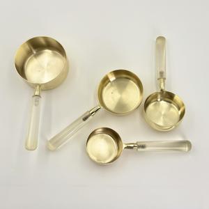 Juego de tazas medidoras de acero inoxidable duradero para hornear, cocinar y uso en la cocina con construcción resistente y de larga duración. - Product Image 3