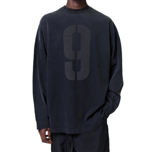 <b>Top</b> Trendy Custom Premium Heavyweight <b>Long</b> <b>Sleeve</b> T Shirt Men Oversized Vintage Wash Cotton Streetwear OEM Private Label men <b>top</b> - Product Image 1