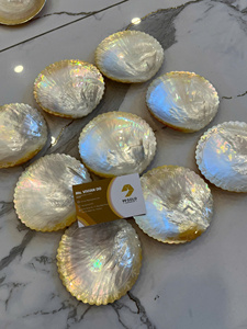 Mother of Pearl Shell Dishes Lustrous Finish Decorative <b>MOP</b> Dish Jewelry Organizer Display Mother Of Pearl Dish for Restaurant - Product Image 4