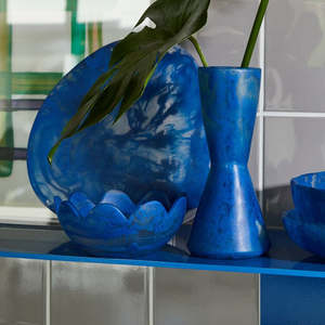 Nuevo diseño de tazón decorativo de resina epoxi hecho a mano, tazón decorativo y para servir de primera calidad para exhibir frutas, centro de mesa para cocina - Product Image 2