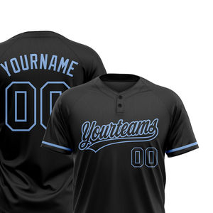 Maillots de baseball pour hommes à manches courtes respirants sur mesure en gros avec logo personnalisé pour adultes - 100% polyester - Product Image 4