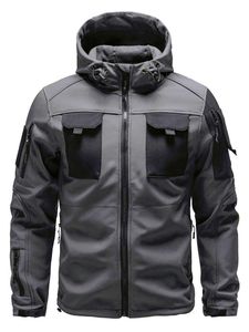 Chaquetas de Forro Polar para Hombre, Estilo Bomber, con Capucha y Cierre de Cremallera, Ligeras y Transpirables, para Invierno, Moda Urbana, Venta al Por Mayor - Product Image 5