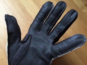 TRIKSY STAR Genuine Leather Unisex All Seasons Embossed Driving <b>Gloves</b> Sports <b>Touch</b> <b>Screen</b> - Product Image 3