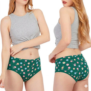 Braguitas Hipster para Mujer Gentle Embrace, Ropa Interior de Algodón Suave, Elástica, Transpirable, Ajuste Suave, Cobertura Total, Comodidad Diaria - Product Image 1