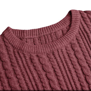 Suéteres de punto lisos hechos a medida para hombre, suéteres casuales de cuello redondo largo, en oferta, para hombre - Product Image 4