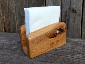 Porte-serviettes en bois simple et élégant pour hôtels et restaurants, porte-mouchoirs artisanal fantaisie, forme personnalisée, porte-serviettes abordable - Product Image 6