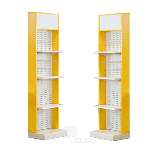 Estantería Metálica Perforada para Supermercado, Estantería Ajustable Tipo Góndola, Recubierta de Polvo, Fabricación en Vietnam, OEM ADONG A38 - Product Image 1