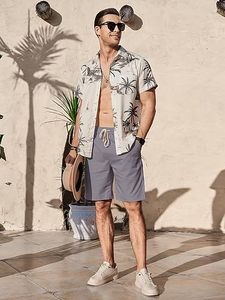 Shorts de Verano con Cintura Elástica y Cordón Ajustable para Playa, Vacaciones, Yoga y Golf, con Bolsillos - Product Image 6