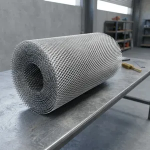 Flattened Expanded Aluminum <b>Wire</b> <b>Mesh</b> Quilted Metal <b>Mesh</b> Roll for Protection and Ventilation Aluminum Expanded Metal <b>Mesh</b> Roll - Product Image 6