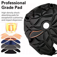 Protectores de cabeza para rugby, casco de fútbol suave, protección ligera para la cabeza, equipo de seguridad ajustable, transpirable, con absorción de impactos