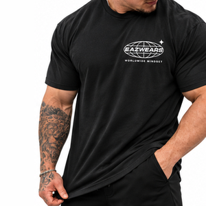 Performance T-<b>shirts</b> Moisture Wicking Dry Fit Anti Bacterial Mens Running Exercise Athletic Training Custom Fitness Sports <b>Shirt</b> - Product Image 3