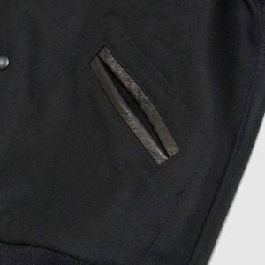 Blouson universitaire en laine léger, style Letterman, nouveau design, avec broderie chenille et détails en cuir - Product Image 5