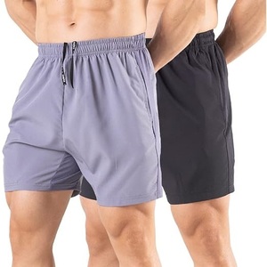 Shorts de sport écologiques pour hommes, respirants, à séchage rapide, pour la course à pied et le cyclisme, taille haute avec cordon de serrage, shorts de gym - Product Image 6