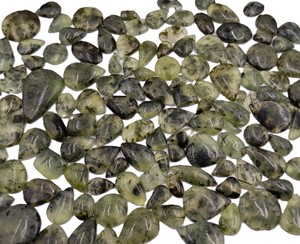Lote de Cabujones de Prehnita Natural al por Mayor |   Cabujones Sueltos Verdes |   Piedras Preciosas Pulimentadas de Formas Mixtas para la Fabricación de Joyas, Suministro al por Mayor - Product Image 5