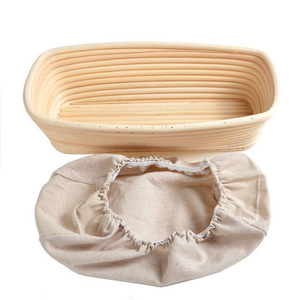 Cesta de fermentación pequeña de ratán, cesta de pan natural tejida a mano, ecológica, duradera, antiadherente para masa madre, suministro a granel - Product Image 3