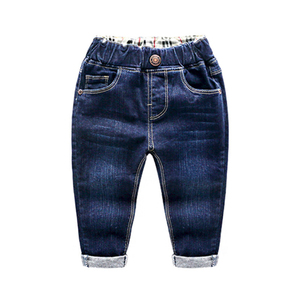 Jeans en denim pour enfants coupe décontractée - Style décontracté délavé vintage, motif 3D, couleurs et tailles personnalisables, service OEM, haute qualité, vente en gros - Product Image 2