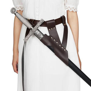 เข็มขัดหนัง PU สไตล์ไวกิ้งยุคกลาง พร้อมซองใส่ดาบแบบสั่งทำได้ ปรับขนาดได้ตามต้องการ พร้อมโลโก้ เข็มขัดหนังไวกิ้งทำมือสำหรับทุกเพศ - Product Image 5