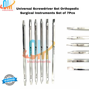 Juego de Destornilladores Ortopédicos Universales de 7 Piezas OldMed Instruments con Mango de Acoplamiento Rápido, Acero Inoxidable Alemán de Primera Calidad para Cirugía - Product Image 3