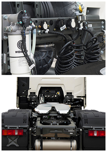 Camion tracteur HOWO MAX <span class=keywords><strong>10</strong></span> roues 6x4 d'occasion à faible kilométrage (<span class=keywords><strong>moins</strong></span> <span class=keywords><strong>de</strong></span> 30 000 km) – Approvisionnement direct usine – Camion longue portée - Product Image 2