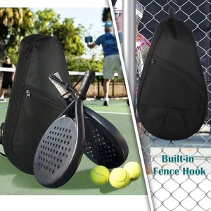 Bolsa Deportiva MIROI con Logotipo Personalizado para Tenis y Pádel, 30-40L, Nailon Impermeable, Cierre de Cremallera, Portátil, para Tenis de Mesa - Product Image 3