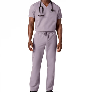 Tenues d'infirmiers sur mesure pour hommes, ensembles de vêtements de travail pour hôpitaux, pour médecins, prix de gros, blouses d'infirmiers légères pour hommes - Product Image 1