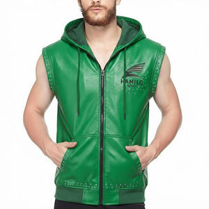 Sudadera sin Mangas Ligera de Diseño Moderno para Hombre, Estilo Musculoso, de Algodón Mezclado, Superventas - Product Image 3