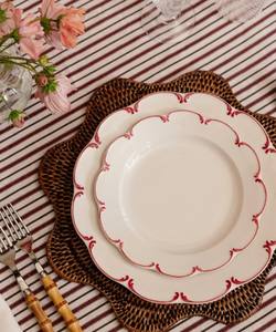 Set de table en rotin tressé de haute qualité, écologique, classique, en forme de fleur, tissé à la main, couleur personnalisable, meilleur choix pour la salle à manger - Product Image 5