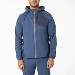 OEM Custom Logo Zip Up Men Windbreaker Jacket & Pant 2 Piece Sets Breathable Quick Dry Men's Tracksuits Sportswear <b>Jogging</b> <b>Suits</b> - Product Image 4