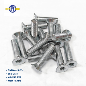 Homn Reen C1022 CR3+ Zinc 5U 96H SST No Red+Sealed Finish 20mm Flat Head 6 LOBE (T25) High Quality TW Origin Machine <b>Screw</b> - Product Image 1