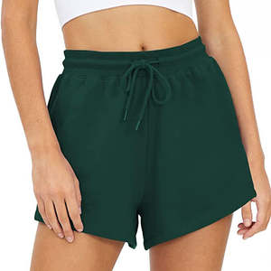 Shorts décontractés pour femmes, écologiques, anti-rides, à séchage rapide, respirants, en polaire polyester, avec cordon de serrage à la taille, personnalisables - Product Image 4