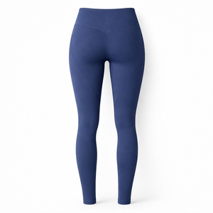 Leggings de sport pour femmes, légers, taille haute, élastiques, compressifs, qualité supérieure, longueur intégrale, en spandex/nylon, solides, sans couture - Product Image 3