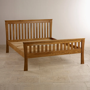 Cama Redonda de Madera de Teca Maciza ARDENA AWBF-022, Moderna, Minimalista, Duradera y Elegante para Uso en el Hogar o Apartamento - Product Image 2