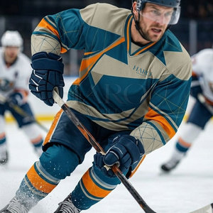Uniforme Profesional para Equipos, Jersey de Hockey sobre Hielo Sublimado con Tela Transpirable para Competencia, Práctica y Eventos de Liga - Product Image 4