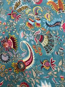 Tela de algodón cambray ligera estampada con diseño floral, nueva tela de gran venta, hermosa tela. - Product Image 2