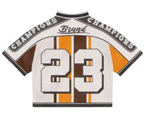 Camisetas de Fútbol Americano Personalizadas Sublimadas, Estilo Retro, a la Moda, 100% Poliéster, de Secado Rápido - Product Image 4