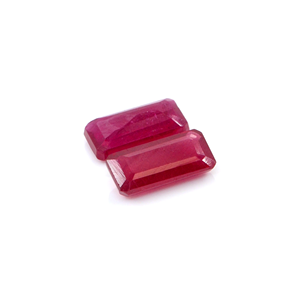 Rubis naturels de Bangkok, octogones calibrés 6x12mm, pierres précieuses de rubis naturelles facettées pour la fabrication de bijoux, prêtes à l'emploi - Product Image 1