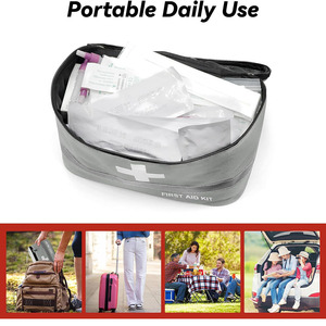 Pochette à médicaments en cuir premium durable, étanche, pour les urgences, les voyages et la survie en plein air, à prix raisonnable - Product Image 5
