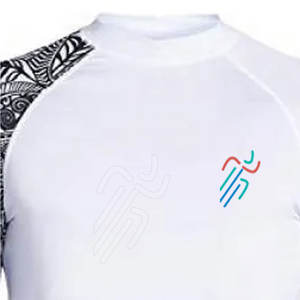 Vêtements de sport personnalisés avec logo, rashguards pour hommes, veste de surf respirante, séchage rapide, extensible, manches longues, éco-responsable, spandex/polyester - Product Image 3
