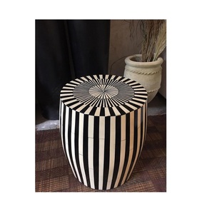 Vente directe du fabricant : Table de maison en os incrusté, Tabouret de salon en os incrusté, et Pièces en os incrusté sur mesure élégantes pour la décoration de la maison, du jardin et du salon - Product Image 3