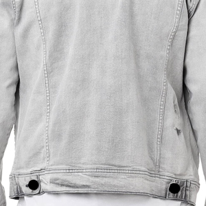<b>Custom</b> Made Jean <b>Jacket</b> for men <b>Custom</b> Print Basic Casual Solid Color Cowboy <b>Denim</b> <b>Jacket</b> Men's Spring Jean <b>Jacket</b> for Men - Product Image 5