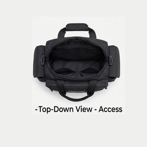 Sac de voyage matelassé grande capacité personnalisé en polyester doux avec compartiment à chaussures, fermeture éclair, durable pour la nuit - Product Image 5